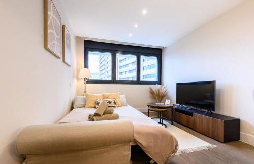 JES214B - Piso de lujo de 1 dormitorio con hermosas vistas a la ciudad - Alquiler temporal - Foto 5