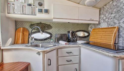 Séjour Insolite sur Ulysse - Bateau - Port de Caen - Foto 3, stove, toaster