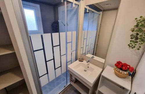 Chalet 19 Cosy bord de Lac, dans domaine avec piscine couverte accueil 4 voyageurs LOUMAELOU - Foto 14