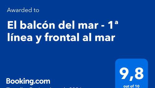 El balcón del mar - 1ª línea y frontal al mar - Foto 3