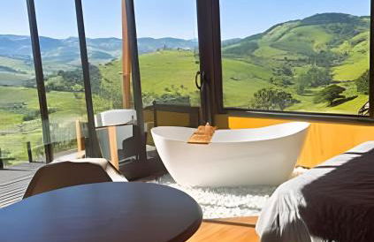 Cabana Tekoá - Teto de vidro e telão de cinema - Foto 47