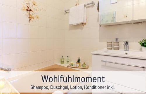 Stadtdomizil Ziegelfeld - Ruhig & Zentral, 65" TV, Südbalkon, vollausgestattete Küche, Altstadt fußläufig, Bahnhof 5-10 Min, Tiefgarage im Haus - Foto 23