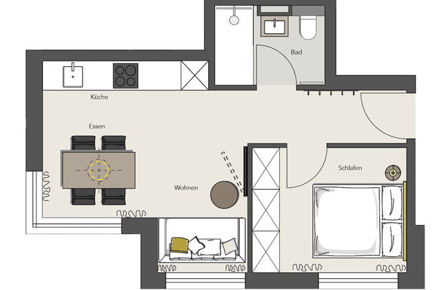 Modern apartment near downtown - Foto 7