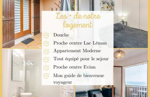 Appartement T2 I Vue Lac Léman I Evian les Bains - Foto 4