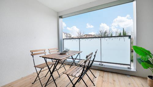 T2 Havre paix Toulouse avec terrasse et climatisation - Parking privé - 5 min Métro patte d'oie - Clinique pasteur - Foto 2