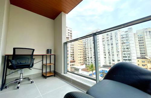 Apartamento Inteiro Novo Praia, 2 Varandas, Piscina e Vista Parcial MAC - Foto 49