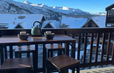 appartement le Chamois 312 Valmeinier 1900 piscine extérieur uniquement ouverte saison d été avec 1 chambre - Foto 2