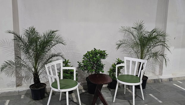 Coin salon dans le hall