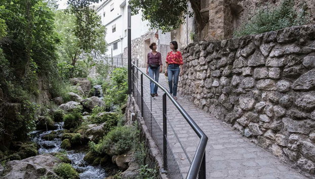 Walk next to the river