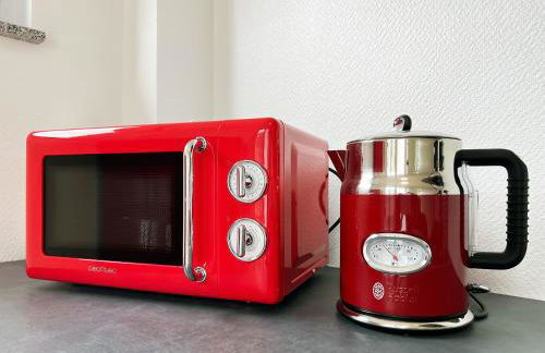 bonquartier - Design Apartment mit Balkon, Arbeitsplatz und Parkplatz - Foto 16