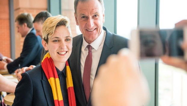 Session de questions-réponses avec les légendes et visite du stade du LFC - Photo 5