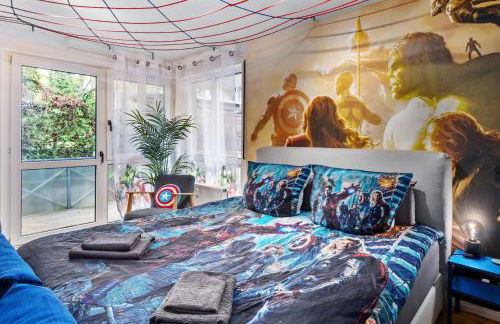 EDLER WOHNRAUM Disney Marvel Studio mit Balkon, Boxspringbett, Kaffeevollautomat, Lift & Parkplatz - Foto 10