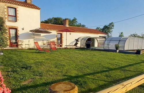 Gîte rénové avec piscine chauffée et jardin clos, à proximité des plages et de la campagne bio. - FR-1-426-531 - Foto 22