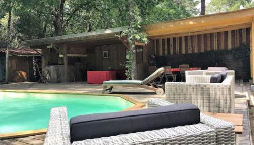 Cap Ferret Villa Grand Chalet Bois - Photo 5