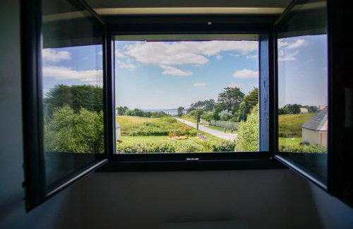 -GAÏA- MAISON FAMILIALE VUE MER ET JARDIN DOURVEIL - Foto 23