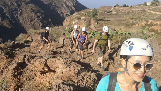 Trilha pelas gargantas do sul de Tenerife