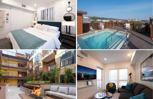 King Bed-Walk Downtown-Free Garage Parking-Laundry - Foto 1