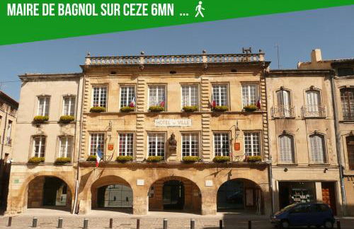 Bagnol Cosy- 4 personnes - 30 minutes Avignon - Foto 16