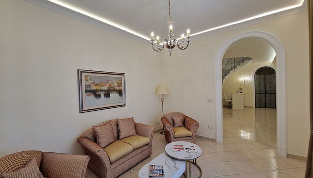 Zona de estar del vestíbulo