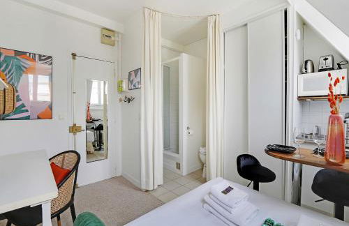 Charming Studio - HenriMartin Trocadero - BAIL MOBILITE - Foto 8