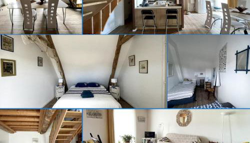 Nid de pie Grand duplex lumineux cadre verdoyant calme à 5 mn de la mer près Port en Bessin, Bayeux, Omaha Beach, - Foto 2