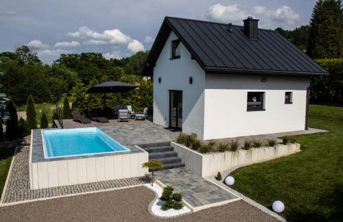 Domek Viking z prywatnym ogrzewanym basenem sauną oraz balią z jacuzzi - Foto 77