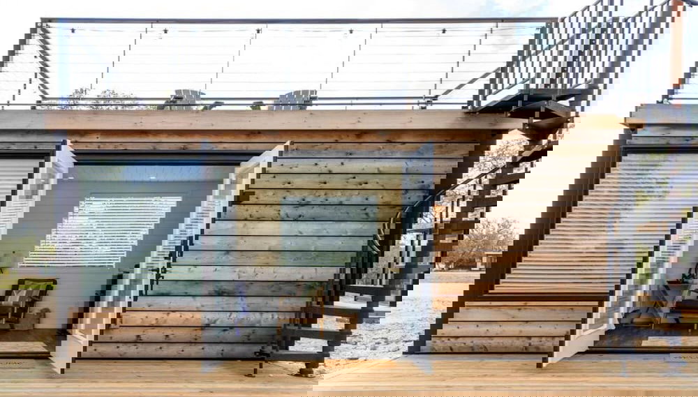 New The Sunset Luxury Container Home - Foto 1, Habitación