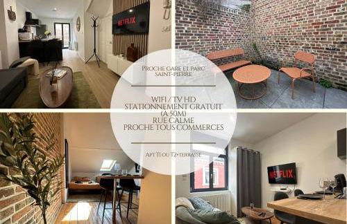 IMMEUBLE ST-PIERRE - GARE 10min - HORTILLONNAGES 5min - WIFI - TV HD - Foto 1