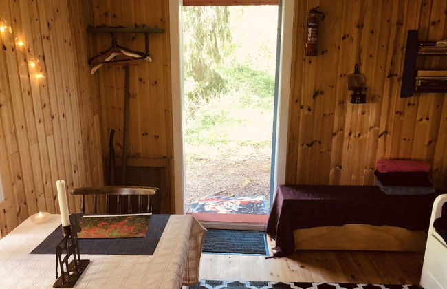 Tiny hut in the Forest Overlooking the River - Photo 5