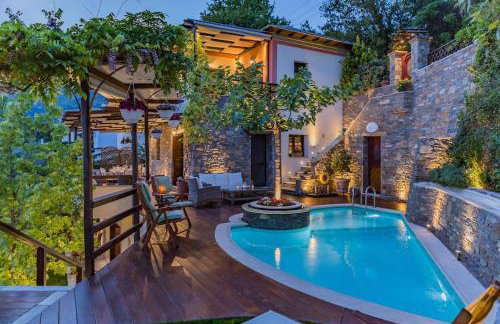 Aenaon Villa with Private Pool Panoramic view - Foto 66