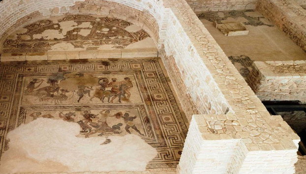 Tour por la Villa romana de Fuente Álamo - Foto 5, Restos de la Villa romana Fuente Álamo