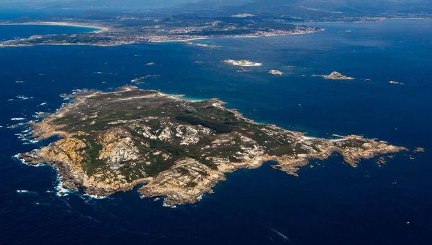 Panorámica de la isla de Sálvora