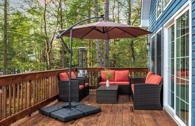 Lakeview Sunset Heaven Waterfront Escape + Private Dock Firepit + Game Room New Construction - Photo 40