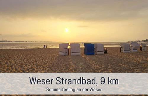 Fewos-Bremerhaven, Ferienwohnung "Lilie" in Geestland-Langen, ideal für Familien & Homeoffice - WLAN & kostenlose Fahrräder - 3 Zimmer, Balkon - nahe Bremerhaven - Foto 38