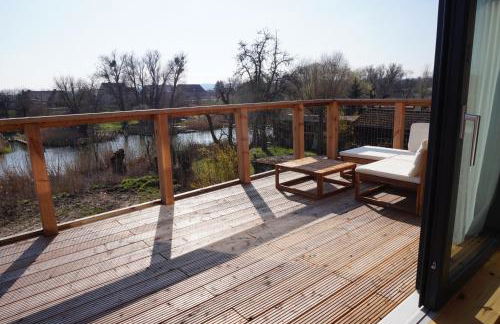 FeWo OG am Fluss mit Balkon - ein himmlischer Ausblick - Foto 14