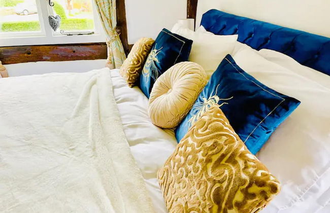 Log Burner and Beamed Ceilings-king Size Bed - Foto 12