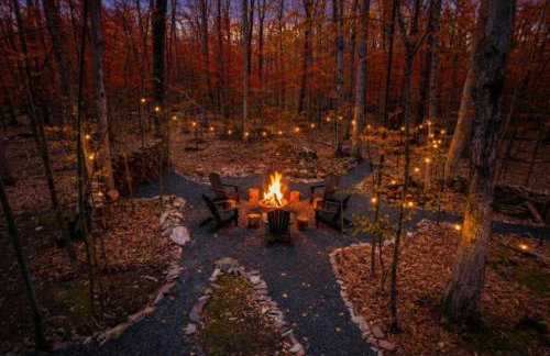 A-Frame Hot Tub Hike Firepit Design - Foto 56