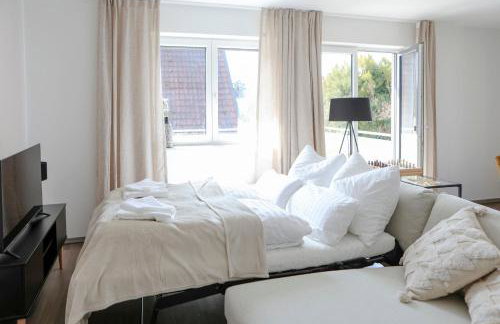 Lumen Homes - Design-Apartment nahe Audi und Altstadt, 3 Zimmer, über 100 m2, Balkon - Photo 51