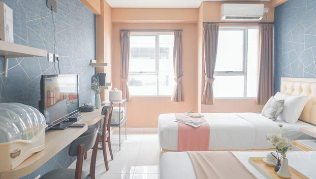 Nice And Comfortable Studio (No Kitchen) Apartment Elvis Tower - Foto 5, Habitación