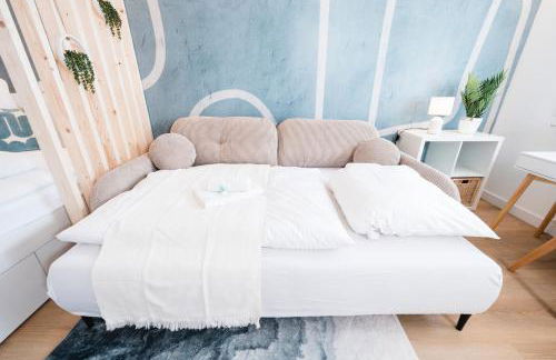 BellaBene modernes Studioapartment in zentraler Lage mit Balkon, Arbeitsplatz, Parkplatz - Foto 8