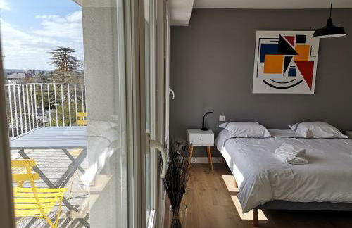 Appartement tout confort 2 chbres - 72m2 - avec terrasse et vue Pyrénées - Foto 14