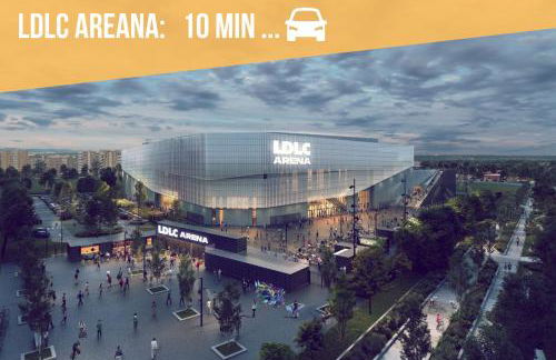 Arty Appart - Eurexpo - Parking box privé - Balcon - Sauna en option - Foto 21