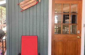 Spacious cozy chalet huge deck over seasonal creek - Foto 17