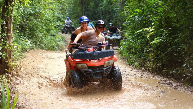 Tour de adrenalina Tulum Atv con tirolinas y aventura en Cenote - Foto 4