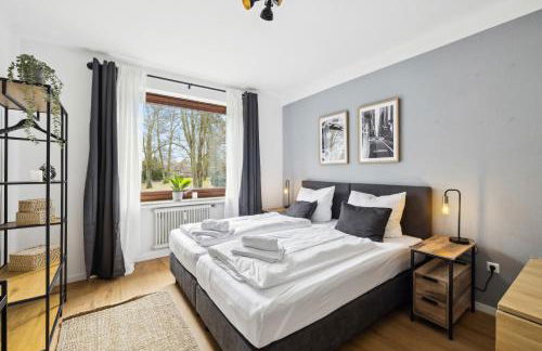 NASA Homes I Moderne Suite I Zentral I 3 Zimmer I Balkon und Aufzug I neu renoviert I Smart TV I Hotelbetten - Foto 4