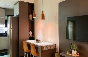 Summit Flat, ótima localização, limpeza diária, academia e piscina - Foto 3