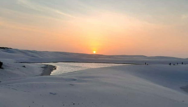Daybreak in Lençóis Maranhenses