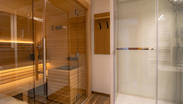 Superior 3 SZ Sauna & Aussenbadewanne - Foto 5, Bathroom / Wellness