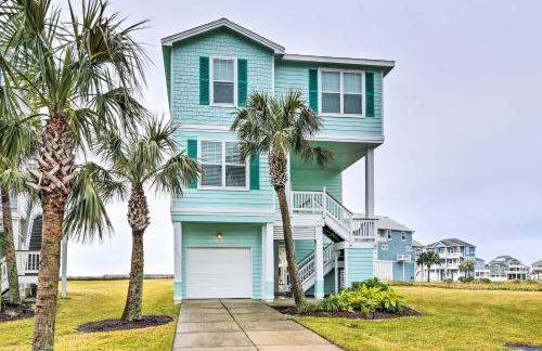 Breezy Galveston House with 2 Decks and Ocean Views! - Foto 1