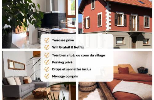 Duplex Sallanches - Terrasse, Centre & Parking by AlpenlySallanches - Foto 14